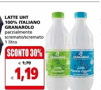 Latte uht 100% italiano granarolo 1 litro