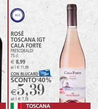 Il Gigante Rosé toscana igt cala forte 75cl offerta