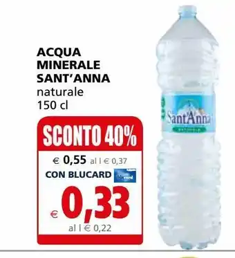 Acqua minerale 150cl sant'anna
