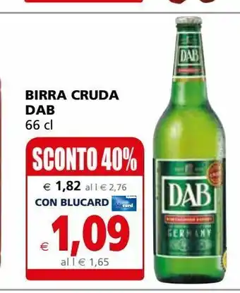Il Gigante Birra cruda 66cl dab offerta