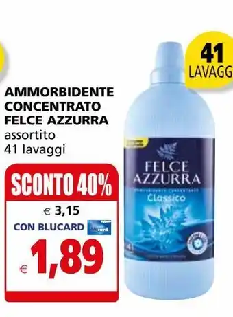 Il Gigante Ammorbidente concentrato felce azzurra 41 lavaggi offerta