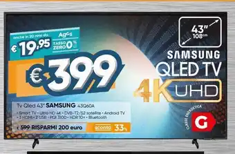Il Gigante Tv qled 43'' samsung offerta