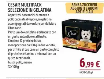 Il Gigante Cesar multipack selezione in gelatina offerta