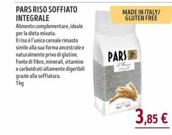 Pars riso soffiato integrale 1kg