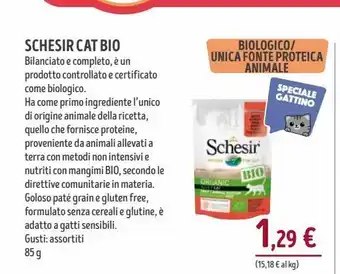 Schesir cat bio 85g