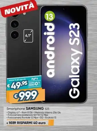 Il Gigante Smartphone samsung s23 offerta