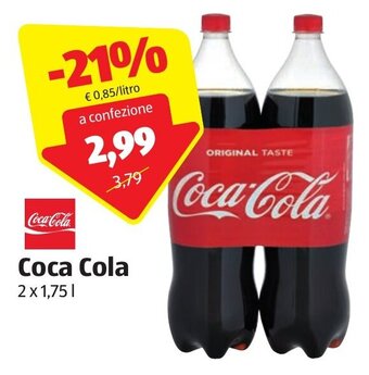 ALDI Coca Cola 2 x 1,75 l offerta