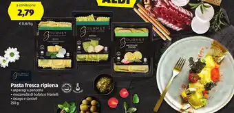 ALDI Gourmet Finest Cuisine Pasta fresca ripiena asparagi e pancetta 250 g offerta