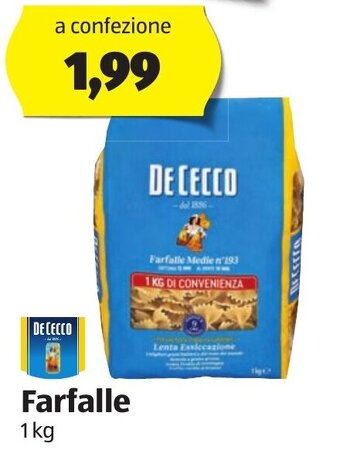 De Cecco Farfalle 1 kg