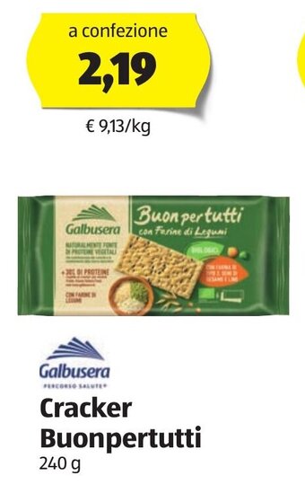Galbusera Cracker Buonpertutti 240 g