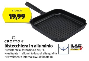 ALDI Crofton Bistecchiera in alluminio offerta