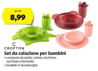 ALDI Crofton Set da colazione per bambini offerta