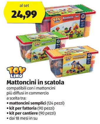 ALDI Toy Lino Mattoncini in scatola offerta