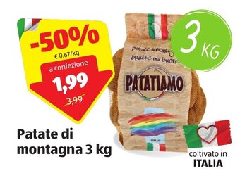 ALDI Patate di montagna 3 kg offerta