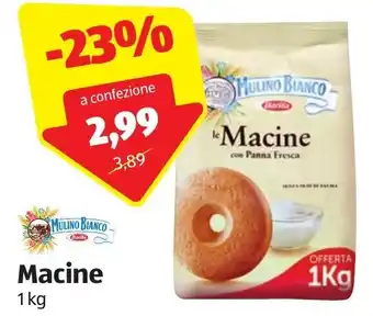 ALDI Barilla Mulino Bianco Macine 1 kg offerta