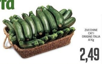 Supermercati Piccolo Zucchine Cat I Origine Italia offerta