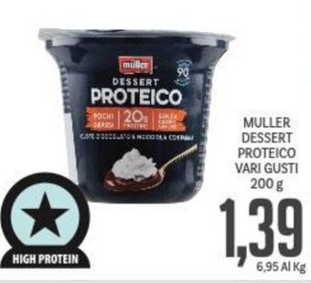 Supermercati Piccolo Muller Dessert Proteico vari gusti 200 g offerta