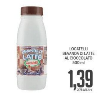Supermercati Piccolo Locatelli Bevanda di Latte Al Cioccolato 500 ml offerta