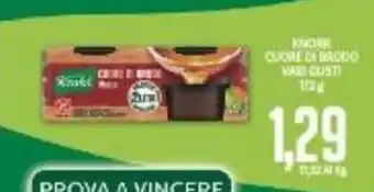 Supermercati Piccolo Knorr Cuore di Brodo vari gusti 112 g offerta