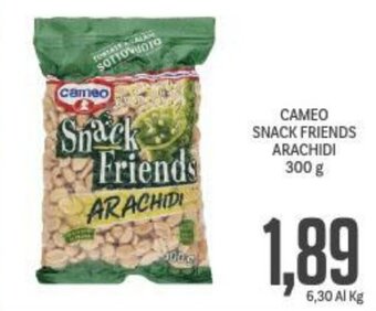 Supermercati Piccolo Cameo Snack Friends Arachidi 300 g offerta