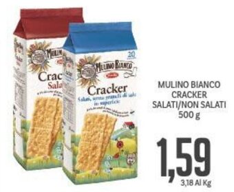 Supermercati Piccolo Mulino Bianco Cracker Salati/Non Salati 500 g offerta