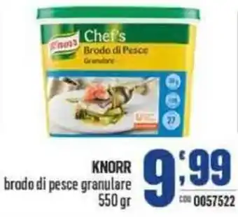 Gruppo di Palo Knorr Brodo di pesce granulare 550 gr offerta