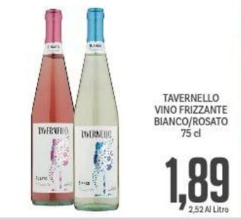 Supermercati Piccolo Tavernello Vino Frizzante Bianco/Rosato 75 cl offerta