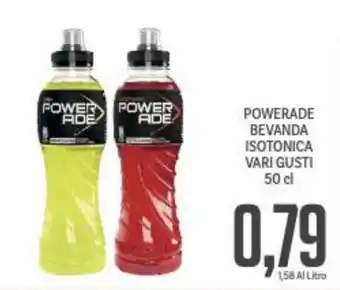 Supermercati Piccolo Powerade Bevanda Isotonica vari gusti 50 cl offerta