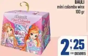 Gruppo di Palo Bauli Mini Colomba Winx 100 gr offerta
