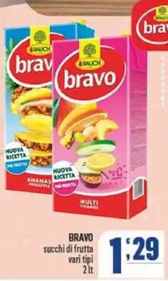 Gruppo di Palo Bravo Succhi di Frutta vari tipi 2 lt offerta