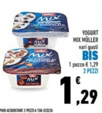 Conad Yogurt Mix Müller vari gusti offerta