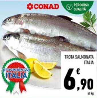 Conad Trota Salmonata Italia offerta