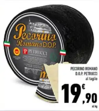 Conad Pecorino Romano DOP Petrucci al taglio offerta