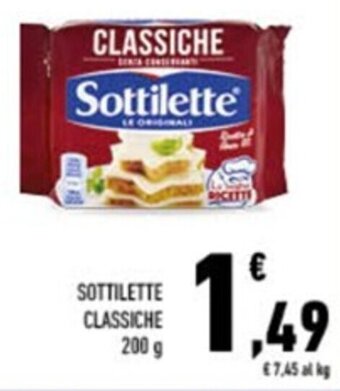 Conad Sottilette Classiche 200 g offerta