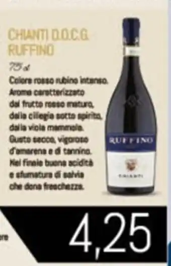 Conad Ruffino Chianti DOCG offerta