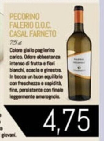 Conad Pecorino Falerio DOC Casal Farneto offerta