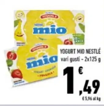 Conad Neslté Yogurt Mio vari gusti 2 x 125 g offerta