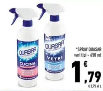 Quasar Spray vari tipi 650 ml