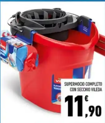 Conad Vileda Supermoso Completo con Secchio offerta