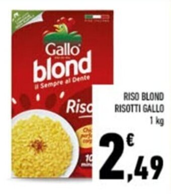 Conad Riso Blond Risotti Gallo 1 kg offerta