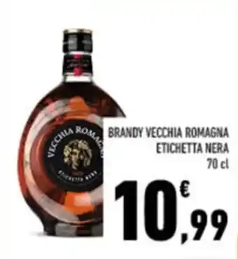 Conad Vecchia Romagnia Etichetta Nera Branfdy 70 cl offerta
