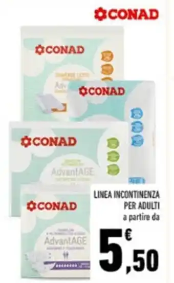 Conad Linea Incontinenza Per Adulti offerta
