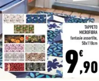 Tappeto Microfibra Fantasie assortite 50 x 110 cm