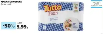 Coop Cucina Asciugatutto 6 maxi rotoli offerta