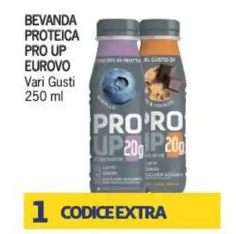 Supermercati Piccolo Bevanda Proteica Pro Up Eurovo Vari Gusti 250 ml offerta