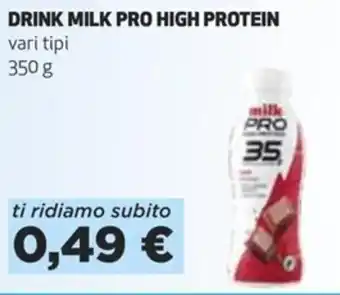 Coop Milk Pro High Protein Drink vari tipi 350 g offerta