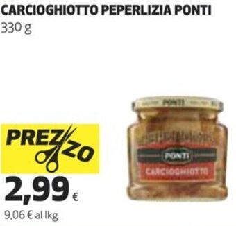 Coop Ponti Carcioghiotto Peperlizia 330 g offerta