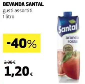 Coop Santal Bevanda gusti assortiti 1 litro offerta