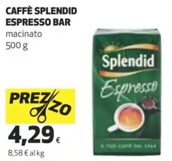 Coop Splendid Caffè Espresso Bar macinato 500 g offerta