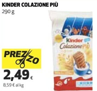 Coop Kinder Colazione Più 290 g offerta